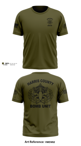 Old School Cotton Feel Shirt, Harris County Sheriff’s Bomb Unit, Police, Teamtime, Team time, sublimation, custom sports apparel, team uniforms, spirit wear, spiritwear, sports uniforms, custom shirts, team store, custom team store, fundraiser sports, apparel fundraiser