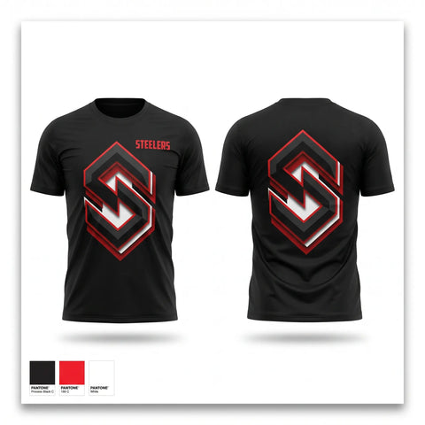 Short Sleeve Performance Shirt, STEELERS, , Teamtime, Team time, sublimation, custom sports apparel, team uniforms, spirit wear, spiritwear, sports uniforms, custom shirts, team store, custom team store, fundraiser sports, apparel fundraiser