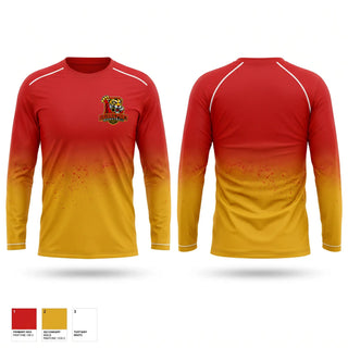 Long Sleeve Performance Shirt, Bridgeport High School Basketball, Men's Basketball, Teamtime, Team time, sublimation, custom sports apparel, team uniforms, spirit wear, spiritwear, sports uniforms, custom shirts, team store, custom team store, fundraiser sports, apparel fundraiser