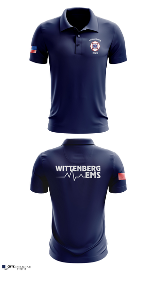 Short Sleeve Performance Polo, Wittenberg Area Protective Services District, Fire Department, Teamtime, Team time, sublimation, custom sports apparel, team uniforms, spirit wear, spiritwear, sports uniforms, custom shirts, team store, custom team store, fundraiser sports, apparel fundraiser