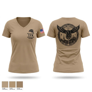 Womens Short Sleeve Vneck Shirt, Task Force Nighthawk, Air Force, Teamtime, Team time, sublimation, custom sports apparel, team uniforms, spirit wear, spiritwear, sports uniforms, custom shirts, team store, custom team store, fundraiser sports, apparel fundraiser