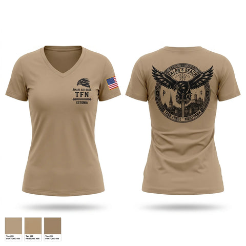 Womens Short Sleeve Vneck Shirt, Task Force Nighthawk, Air Force, Teamtime, Team time, sublimation, custom sports apparel, team uniforms, spirit wear, spiritwear, sports uniforms, custom shirts, team store, custom team store, fundraiser sports, apparel fundraiser