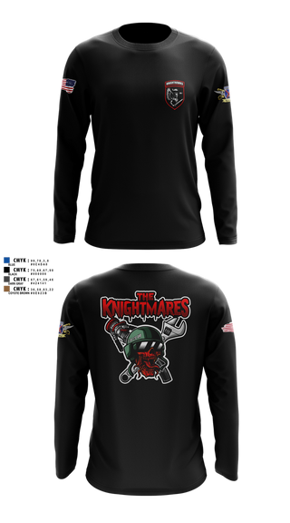 Long Sleeve Performance Shirt, 2-10 AHB Knighthawks, Spirit Store, Teamtime, Team time, sublimation, custom sports apparel, team uniforms, spirit wear, spiritwear, sports uniforms, custom shirts, team store, custom team store, fundraiser sports, apparel fundraiser