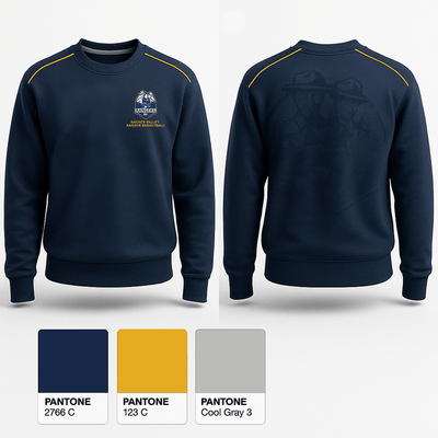 Naches Valley Ranger Basketball Crew Neck Sweatshirt - 1