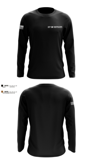 Long Sleeve Performance Shirt, 1st BN 515th RTI, Army, Teamtime, Team time, sublimation, custom sports apparel, team uniforms, spirit wear, spiritwear, sports uniforms, custom shirts, team store, custom team store, fundraiser sports, apparel fundraiser