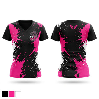 Womens Short Sleeve Vneck Shirt, FFC, Men's Soccer, Teamtime, Team time, sublimation, custom sports apparel, team uniforms, spirit wear, spiritwear, sports uniforms, custom shirts, team store, custom team store, fundraiser sports, apparel fundraiser