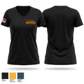 INDEPENDENT AERIAL Women's Short Sleeve V-neck Shirt - 1