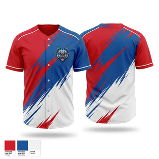 Full Button Baseball Jersey, Midwest Monsters Vierk 13u, Baseball, Teamtime, Team time, sublimation, custom sports apparel, team uniforms, spirit wear, spiritwear, sports uniforms, custom shirts, team store, custom team store, fundraiser sports, apparel fundraiser