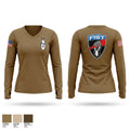 2-7IN FIST 50439045 Women's Long Sleeve V-neck Shirt - 1