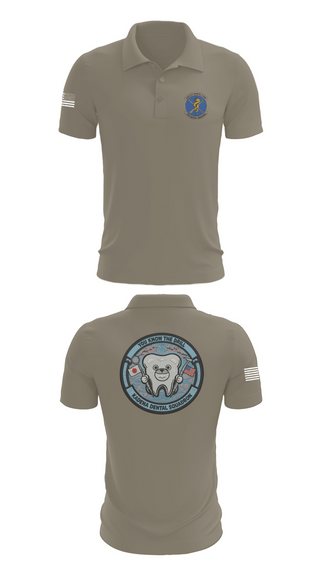 Short Sleeve Performance Polo, Kadena Dental Squadron, Air Force, Teamtime, Team time, sublimation, custom sports apparel, team uniforms, spirit wear, spiritwear, sports uniforms, custom shirts, team store, custom team store, fundraiser sports, apparel fundraiser