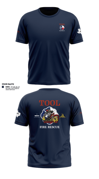 Short Sleeve Performance Shirt, Tool Fire Rescue, Fire Department, Teamtime, Team time, sublimation, custom sports apparel, team uniforms, spirit wear, spiritwear, sports uniforms, custom shirts, team store, custom team store, fundraiser sports, apparel fundraiser