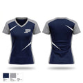 Plummer Middle School Basketball 88792867 Women's Short Sleeve V-neck Shirt - 1