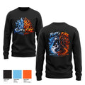Fluff and fire Crew Neck Sweatshirt - 2