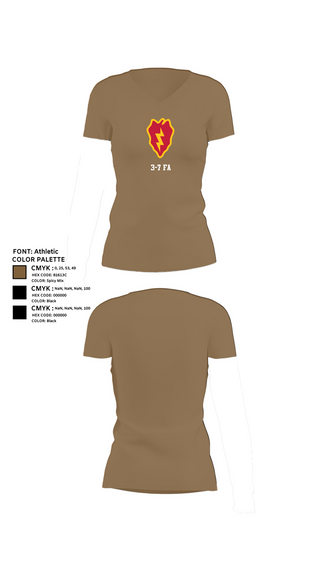 Womens Short Sleeve Vneck Shirt, 3-7 FA, , Teamtime, Team time, sublimation, custom sports apparel, team uniforms, spirit wear, spiritwear, sports uniforms, custom shirts, team store, custom team store, fundraiser sports, apparel fundraiser