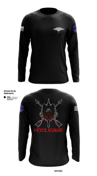 Long Sleeve Performance Shirt, Hooligans, Air Force, Teamtime, Team time, sublimation, custom sports apparel, team uniforms, spirit wear, spiritwear, sports uniforms, custom shirts, team store, custom team store, fundraiser sports, apparel fundraiser