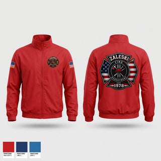 Windbreaker, Zaleski fire department, Fire Department, Teamtime, Team time, sublimation, custom sports apparel, team uniforms, spirit wear, spiritwear, sports uniforms, custom shirts, team store, custom team store, fundraiser sports, apparel fundraiser