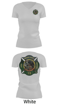 Miami Dade Fire Rescue 64941250 Women's Short Sleeve V-neck Shirt - 12