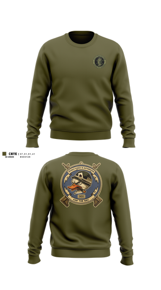 Crew Neck Sweatshirt, MCSFBN A CO, Marines, Teamtime, Team time, sublimation, custom sports apparel, team uniforms, spirit wear, spiritwear, sports uniforms, custom shirts, team store, custom team store, fundraiser sports, apparel fundraiser