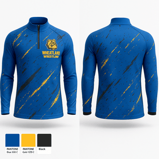 Quarter Zip Jacket, Wheatland Wrestling, Wrestling, Teamtime, Team time, sublimation, custom sports apparel, team uniforms, spirit wear, spiritwear, sports uniforms, custom shirts, team store, custom team store, fundraiser sports, apparel fundraiser