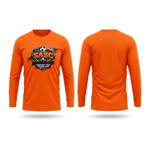 Long Sleeve Performance Shirt, SASC, Women's Soccer, Teamtime, Team time, sublimation, custom sports apparel, team uniforms, spirit wear, spiritwear, sports uniforms, custom shirts, team store, custom team store, fundraiser sports, apparel fundraiser