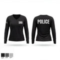 School Resource Officer 87028416 Women's Long Sleeve V-neck Shirt - 1