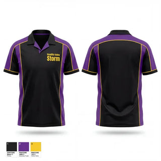 Short Sleeve Bowling Jersey, Unadilla Valley Storm, Bowling, Teamtime, Team time, sublimation, custom sports apparel, team uniforms, spirit wear, spiritwear, sports uniforms, custom shirts, team store, custom team store, fundraiser sports, apparel fundraiser