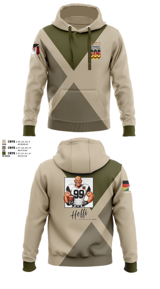 Hoodie, Germany Oldstars, , Teamtime, Team time, sublimation, custom sports apparel, team uniforms, spirit wear, spiritwear, sports uniforms, custom shirts, team store, custom team store, fundraiser sports, apparel fundraiser