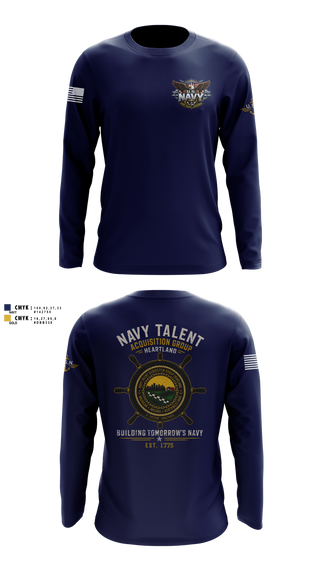 Long Sleeve Performance Shirt, NTAG HEARTLAND 2026, Navy, Teamtime, Team time, sublimation, custom sports apparel, team uniforms, spirit wear, spiritwear, sports uniforms, custom shirts, team store, custom team store, fundraiser sports, apparel fundraiser