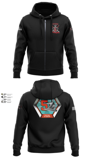 Zip Hoodie, UUVRON 5, Navy, Teamtime, Team time, sublimation, custom sports apparel, team uniforms, spirit wear, spiritwear, sports uniforms, custom shirts, team store, custom team store, fundraiser sports, apparel fundraiser