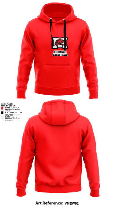 Manchester High School Redhawks 20255426 Hoodie - 1