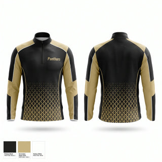 Quarter Zip Jacket, Panthers, Baseball, Teamtime, Team time, sublimation, custom sports apparel, team uniforms, spirit wear, spiritwear, sports uniforms, custom shirts, team store, custom team store, fundraiser sports, apparel fundraiser