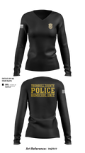 Trumbull County Homicide Investigation and Prosecution Unit 91481755 Women's Long Sleeve V-neck Shirt - 100