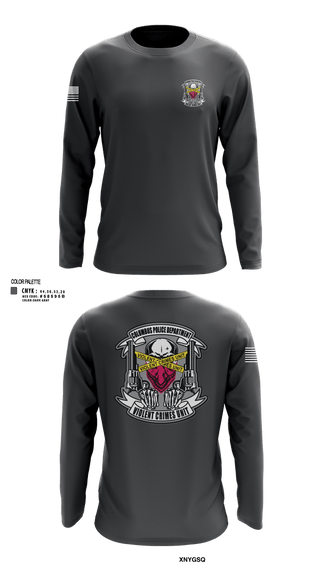Long Sleeve Performance Shirt, Violent Crime Unit, Police, Teamtime, Team time, sublimation, custom sports apparel, team uniforms, spirit wear, spiritwear, sports uniforms, custom shirts, team store, custom team store, fundraiser sports, apparel fundraiser