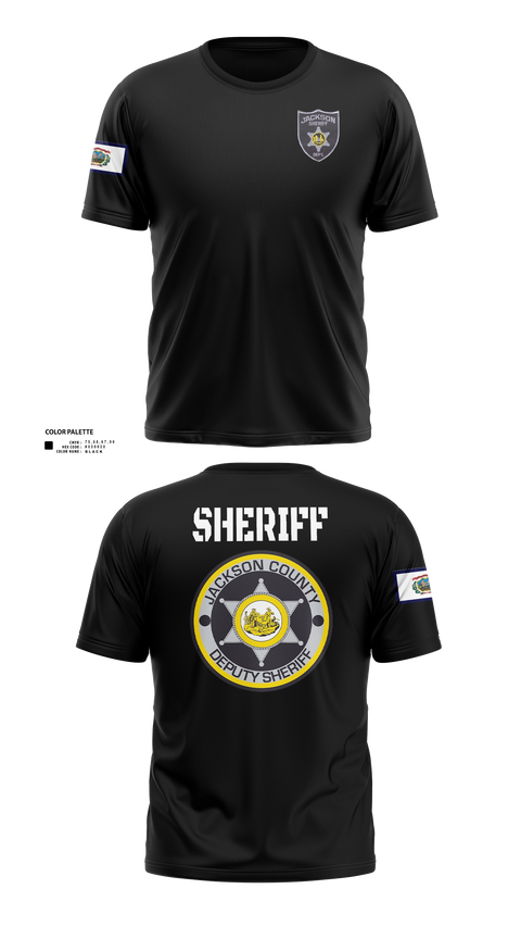 Short Sleeve Performance Shirt, Jackson County SD, Police, Teamtime, Team time, sublimation, custom sports apparel, team uniforms, spirit wear, spiritwear, sports uniforms, custom shirts, team store, custom team store, fundraiser sports, apparel fundraiser