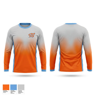 Long Sleeve Performance Shirt, Milltown Boys, Baseball, Teamtime, Team time, sublimation, custom sports apparel, team uniforms, spirit wear, spiritwear, sports uniforms, custom shirts, team store, custom team store, fundraiser sports, apparel fundraiser