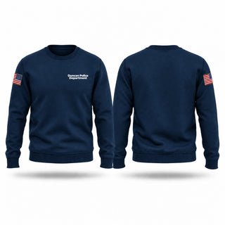 Crew Neck Sweatshirt, Duncan Police Department, Police, Teamtime, Team time, sublimation, custom sports apparel, team uniforms, spirit wear, spiritwear, sports uniforms, custom shirts, team store, custom team store, fundraiser sports, apparel fundraiser