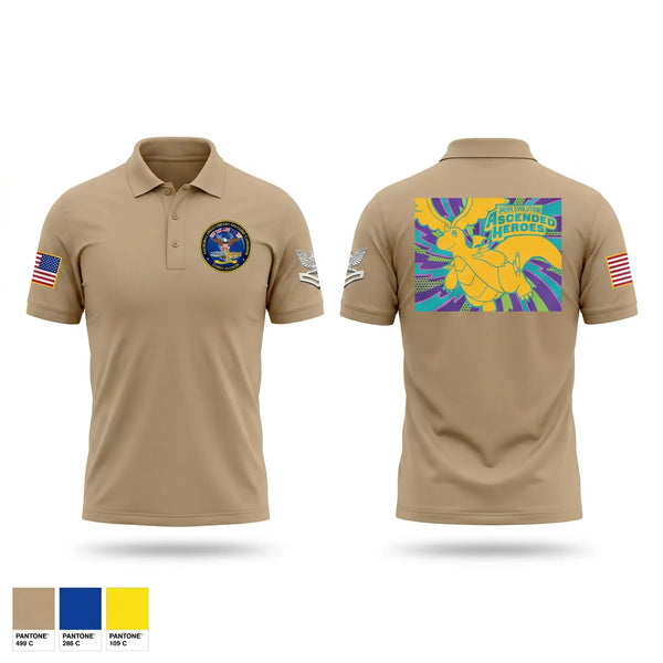 Short Sleeve Performance Polo, Information Warfare Training Command Corry Station, Navy, Teamtime, Team time, sublimation, custom sports apparel, team uniforms, spirit wear, spiritwear, sports uniforms, custom shirts, team store, custom team store, fundraiser sports, apparel fundraiser