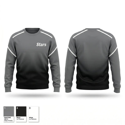Stars Crew Neck Sweatshirt - 2