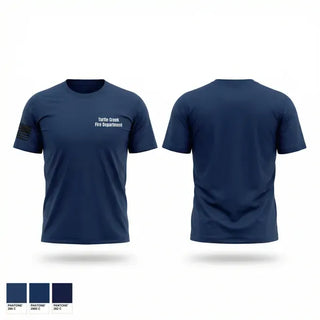 Old School Cotton Feel Shirt, Turtle Creek Fire Department, Fire Department, Teamtime, Team time, sublimation, custom sports apparel, team uniforms, spirit wear, spiritwear, sports uniforms, custom shirts, team store, custom team store, fundraiser sports, apparel fundraiser