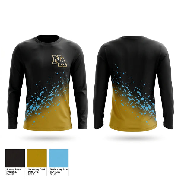 Long Sleeve Performance Shirt, North Augusta High School Wrestling, Wrestling, Teamtime, Team time, sublimation, custom sports apparel, team uniforms, spirit wear, spiritwear, sports uniforms, custom shirts, team store, custom team store, fundraiser sports, apparel fundraiser