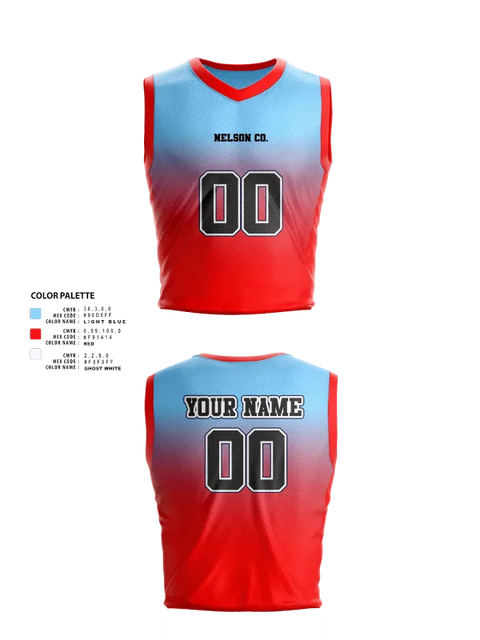 Womens Basketball Jersey, Nelson Co., Women's Basketball, Teamtime, Team time, sublimation, custom sports apparel, team uniforms, spirit wear, spiritwear, sports uniforms, custom shirts, team store, custom team store, fundraiser sports, apparel fundraiser