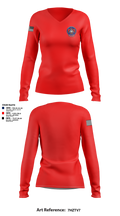 QN Rescue 88120245 Women's Long Sleeve V-neck Shirt - 4
