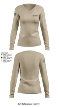 2D DSB 12044470 Women's Long Sleeve V-neck Shirt - 2