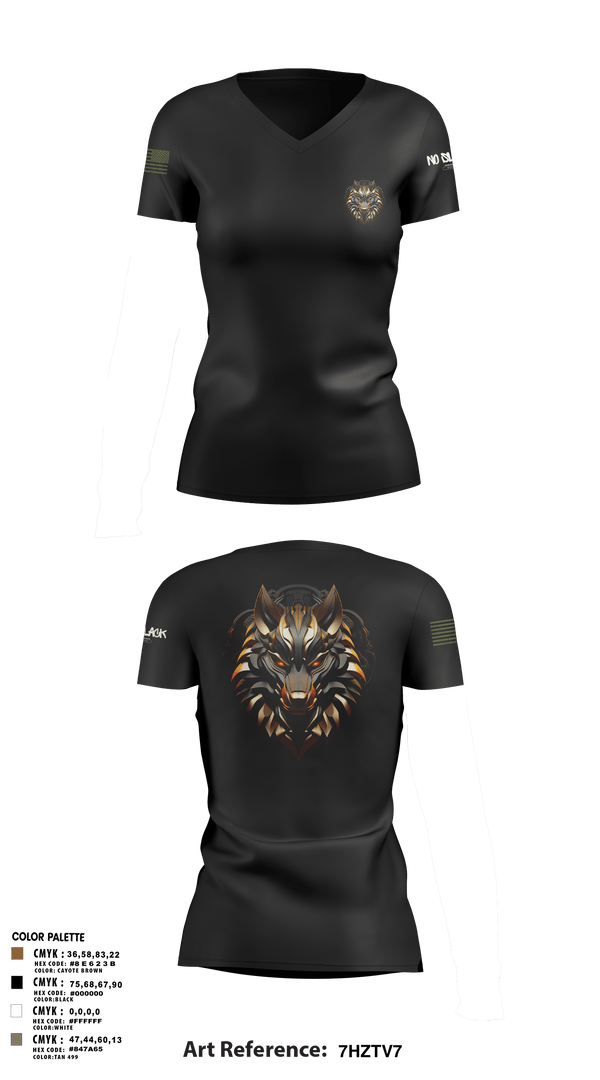 Women's Short Sleeve Vneck Shirt, 501st BSBWolfpack, Army, Teamtime, Team time, sublimation, custom sports apparel, team uniforms, spirit wear, spiritwear, sports uniforms, custom shirts, team store, custom team store, fundraiser sports, apparel fundraiser