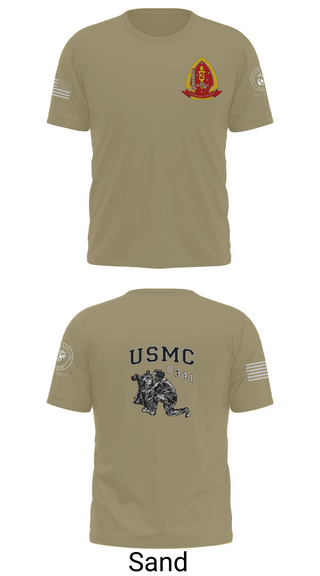 Old School Cotton Feel Shirt, 1st Bn 2mar 2nd MarDiv, , Teamtime, Team time, sublimation, custom sports apparel, team uniforms, spirit wear, spiritwear, sports uniforms, custom shirts, team store, custom team store, fundraiser sports, apparel fundraiser