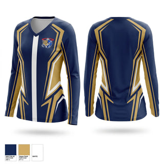 Womens Long Sleeve Vneck Shirt, JagHawks, Men's Basketball, Teamtime, Team time, sublimation, custom sports apparel, team uniforms, spirit wear, spiritwear, sports uniforms, custom shirts, team store, custom team store, fundraiser sports, apparel fundraiser