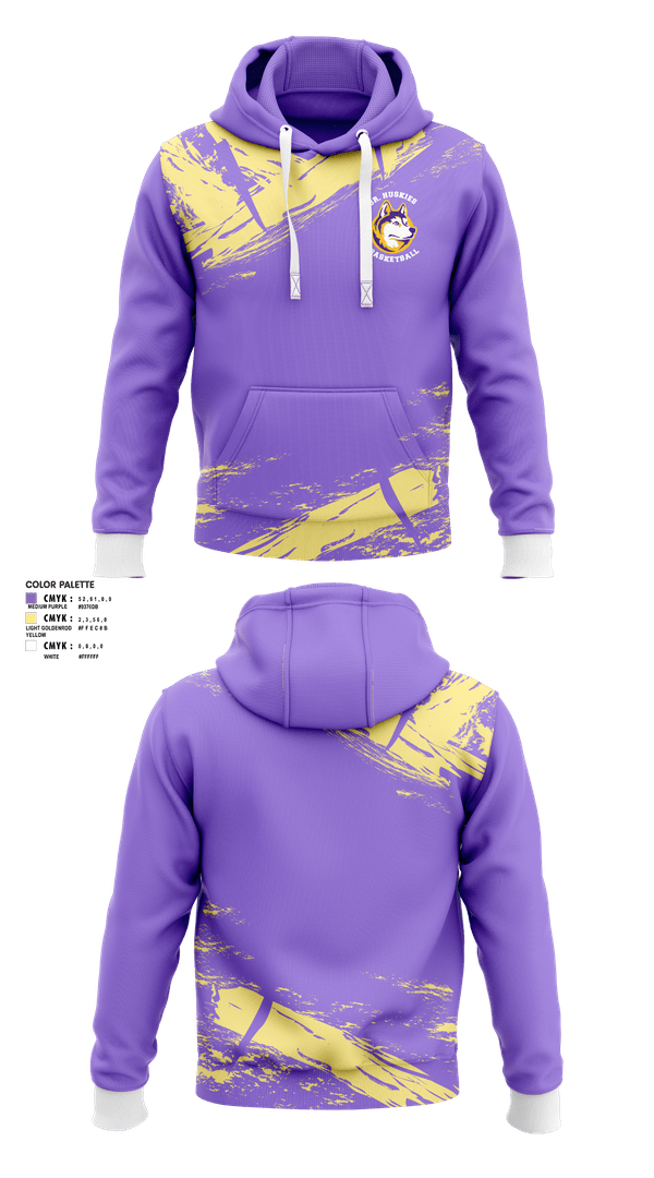 Hoodie, Washington Middle School Jr. Huskies, Men's Basketball, Teamtime, Team time, sublimation, custom sports apparel, team uniforms, spirit wear, spiritwear, sports uniforms, custom shirts, team store, custom team store, fundraiser sports, apparel fundraiser