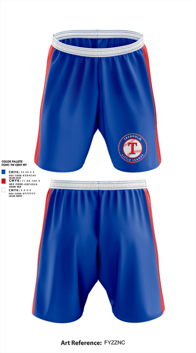 Trenholm Little League 21570649 Athletic Shorts With Pockets - 1