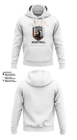 Hoodie, The Philadelphia Tomahawks, Men's Basketball, Teamtime, Team time, sublimation, custom sports apparel, team uniforms, spirit wear, spiritwear, sports uniforms, custom shirts, team store, custom team store, fundraiser sports, apparel fundraiser
