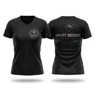 Womens Short Sleeve Vneck Shirt, CS: GhostDragon, , Teamtime, Team time, sublimation, custom sports apparel, team uniforms, spirit wear, spiritwear, sports uniforms, custom shirts, team store, custom team store, fundraiser sports, apparel fundraiser